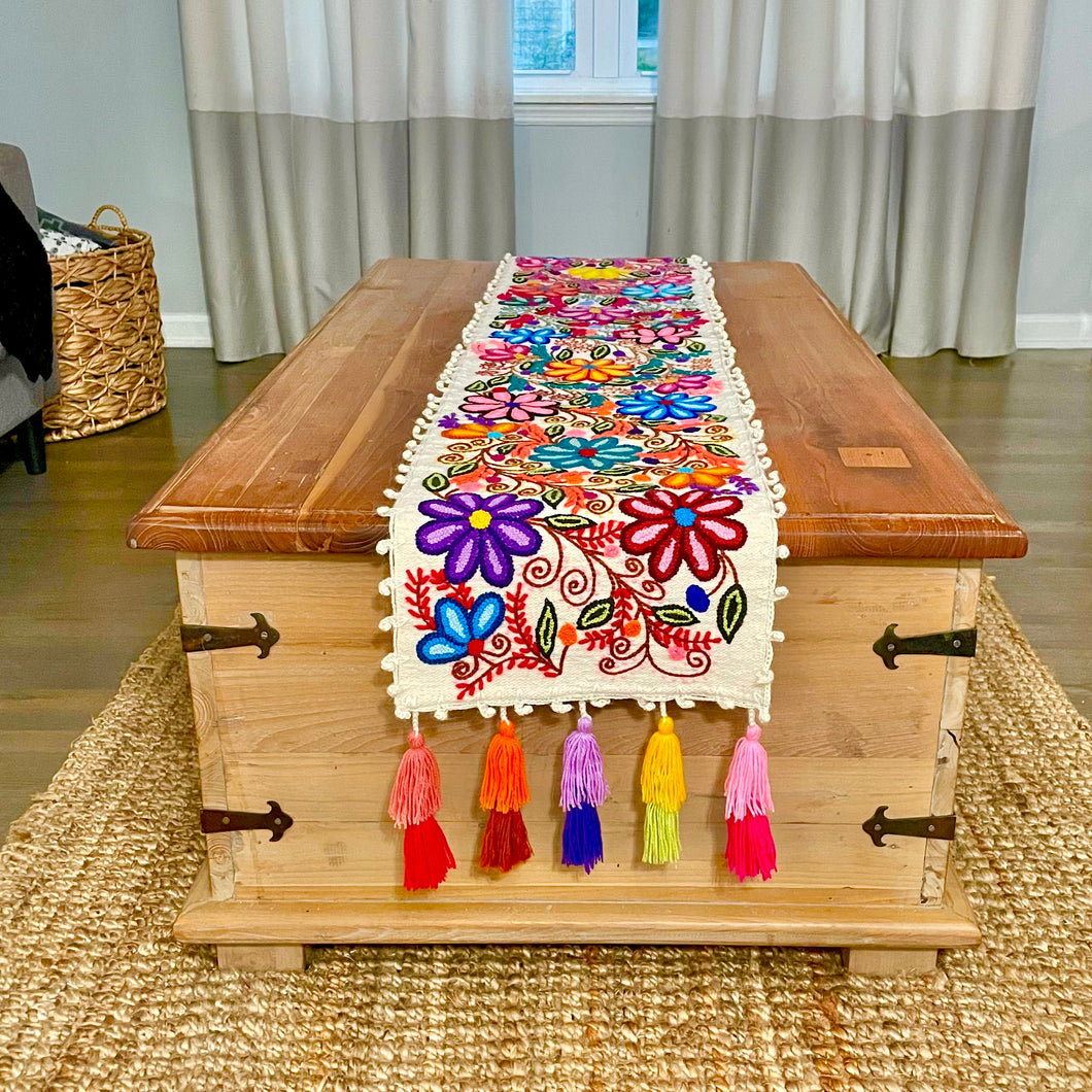 Hand Embroidered Table Runner - Killari