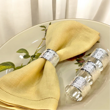 Load image into Gallery viewer, Elegant Machupichu Silver Plated Napkin Rings - Set of 6 Unique PeruvianTable Decor
