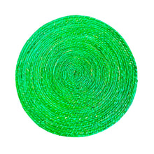 Load image into Gallery viewer, Handmade Round Iraca Placemats - Eco-Friendly 13.5" Diameter natural Fiber Table Decor