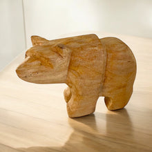 Load image into Gallery viewer, Handcrafted Palo Santo Bear Totem | Ethically Sourced Wildlife Decor | Symbol of Strength & Courage
