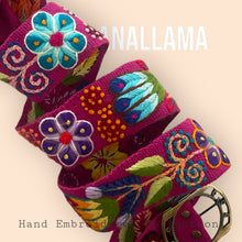 Load image into Gallery viewer, Hand Embroidered Peruvians Belts - Artisan Crafted & Unique Fashion Accessories