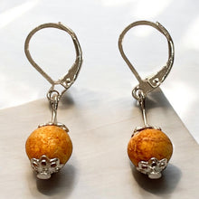 Load image into Gallery viewer, Handcrafted Palo Santo Earrings | Unique Design for Natural Elegance | Lightweight & Comfortable for Everyday Wear
