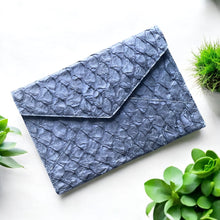 Load image into Gallery viewer, Handcrafted Paiche Fish Leather Clutch | Sustainable & Unique