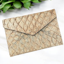 Load image into Gallery viewer, Handcrafted Paiche Fish Leather Clutch | Sustainable & Unique