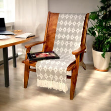 Load image into Gallery viewer, Andean Cross Alpaca Throw Blanket - Luxurious Eco-Friendly Home Decor