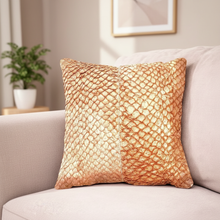 Load image into Gallery viewer, Handcrafted Paiche Fish Leather Cushion - Sustainable Home
Decor