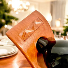 Load image into Gallery viewer, Handcrafted Cedar Wood Balance
Bottle Holder - Elegant & Versatile