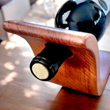 Load image into Gallery viewer, Handcrafted Cedar Wood Balance
Bottle Holder - Elegant & Versatile