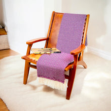 Load image into Gallery viewer, Diamond pattern Baby Alpaca Throw Blanket - Luxury Peruvian Design