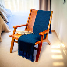 Load image into Gallery viewer, Diamond pattern Baby Alpaca Throw Blanket - Luxury Peruvian Design