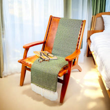Load image into Gallery viewer, Diamond pattern Baby Alpaca Throw Blanket - Luxury Peruvian Design