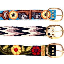 Load image into Gallery viewer, Hand Embroidered Peruvians Belts - Artisan Crafted & Unique Fashion Accessories