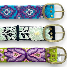 Load image into Gallery viewer, Hand Embroidered Peruvians Belts - Artisan Crafted & Unique Fashion Accessories