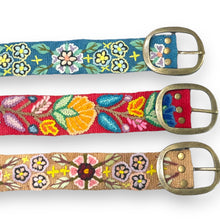 Load image into Gallery viewer, Hand Embroidered Peruvians Belts - Artisan Crafted & Unique Fashion Accessories