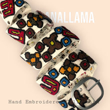 Load image into Gallery viewer, Hand Embroidered Peruvians Belts - Artisan Crafted & Unique Fashion Accessories