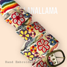 Load image into Gallery viewer, Hand Embroidered Peruvians Belts - Artisan Crafted & Unique Fashion Accessories