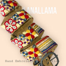 Load image into Gallery viewer, Hand Embroidered Peruvians Belts - Artisan Crafted & Unique Fashion Accessories