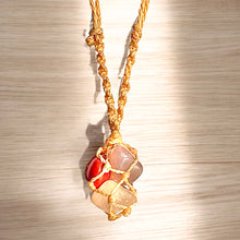 Load image into Gallery viewer, Adjustable Crystal Necklace | Handmade with Natural Gemstones | Perfect for Everyday Wear & Healing Energy