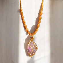 Load image into Gallery viewer, Adjustable Crystal Necklace | Handmade with Natural Gemstones | Perfect for Everyday Wear & Healing Energy
