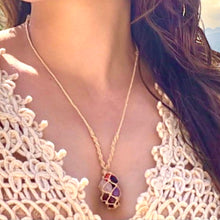 Load image into Gallery viewer, Adjustable Crystal Necklace | Handmade with Natural Gemstones | Perfect for Everyday Wear & Healing Energy
