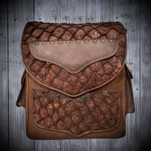 Load image into Gallery viewer, Fish Leather Backpack