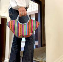Load image into Gallery viewer, Small Tote Bag-Peruvian Manta Loom