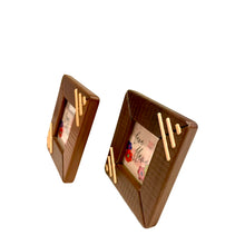 Load image into Gallery viewer, Set of 2 Walnut Handcrafted Photo Frame