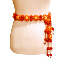Load image into Gallery viewer, Alpaca Handmade Flower Belt