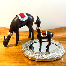 Load image into Gallery viewer, Sterling Silver & Cedar Vicuña Figurine