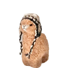 Load image into Gallery viewer, Mini Huacaya Alpaca With Chullo Hat