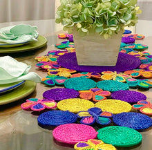 Load image into Gallery viewer, Handmade Iraca Table Runner - Eco-Friendly Natural Fiber Table Decor