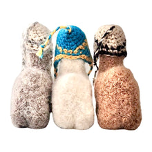 Load image into Gallery viewer, Mini Huacaya Alpaca With Chullo Hat