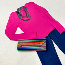 Load image into Gallery viewer, Clutch Bag-Peruvian Manta Loom