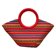 Load image into Gallery viewer, Small Tote Bag-Peruvian Manta Loom