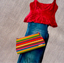 Load image into Gallery viewer, Small Clutch Bag-Peruvian Manta Loom