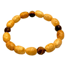 Load image into Gallery viewer, Palo Santo And Tiger Eye Gemstone Bracelet