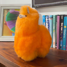 Load image into Gallery viewer, Medium Baby Alpaca Fur Llama Stuffed Animal 13.5 Inch Handmade in Peru