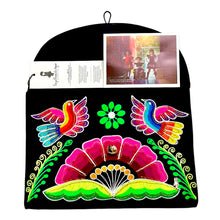 Load image into Gallery viewer, &quot;Agustina” Elegant Evening Clutch Purse with Exquisite Hand Embroidered Flower Design
