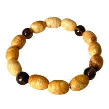 Load image into Gallery viewer, Palo Santo and Quartz Bracelet