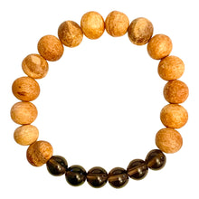 Load image into Gallery viewer, Palo Santo and Quartz Bracelet