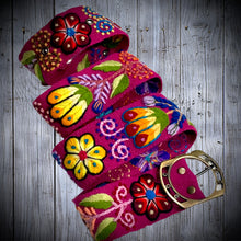 Load image into Gallery viewer, Hand Embroidered Peruvians Belts - Artisan Crafted & Unique Fashion Accessories