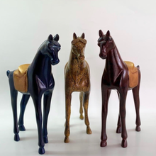 Load image into Gallery viewer, Hand Carved Wooden Figurine-Andaluz Horse
