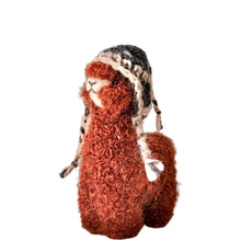 Load image into Gallery viewer, Mini Huacaya Alpaca With Chullo Hat