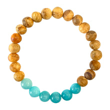 Load image into Gallery viewer, Palo Santo and Turquoise Bracelet