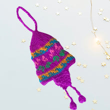 Load image into Gallery viewer, Hand Knitted Christmas Ornaments - Chullos