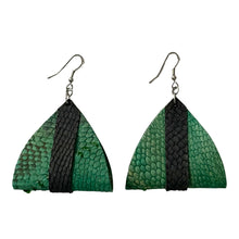 Load image into Gallery viewer, Genuine Mahi-mahi Fish Leather Earrings-Callao