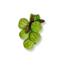 Load image into Gallery viewer, Iraca Palm Napkin Ring - Handmade Eco-Friendly Table Decor, Grape Design