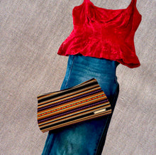 Load image into Gallery viewer, Small Clutch Bag-Peruvian Manta Loom