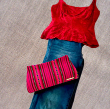 Load image into Gallery viewer, Small Clutch Bag-Peruvian Manta Loom