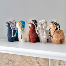 Load image into Gallery viewer, Mini Huacaya Alpaca With Chullo Hat